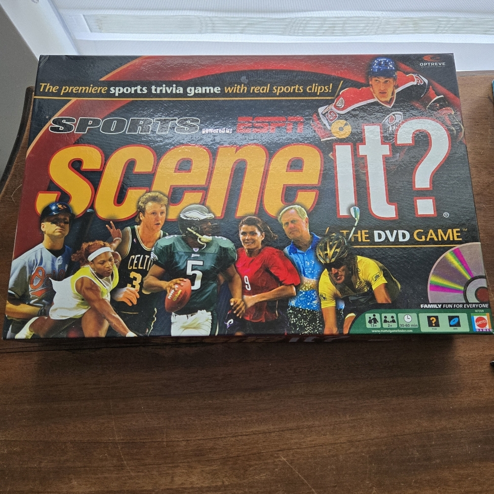 2005‎ Mattel ESPN SPORTS SCENE IT? Trivia DVD Game No. H7359